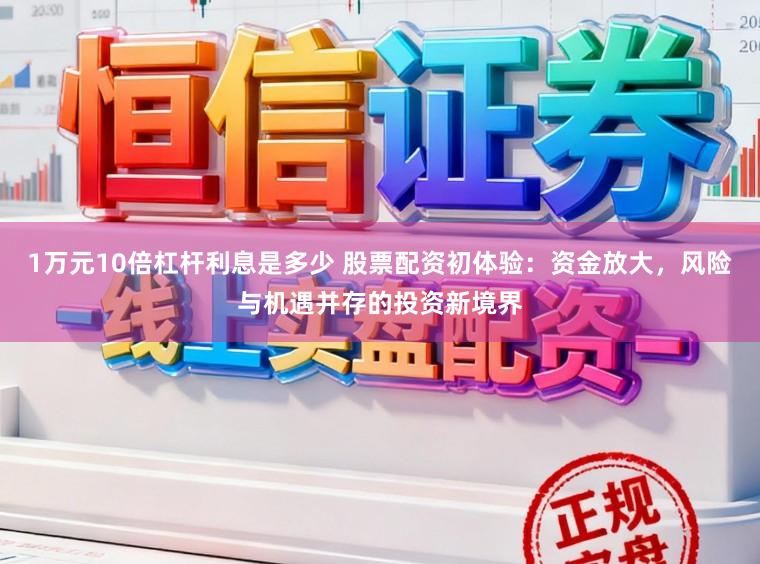 1万元10倍杠杆利息是多少 股票配资初体验:资金放大,风险与机遇并存的投资新境界